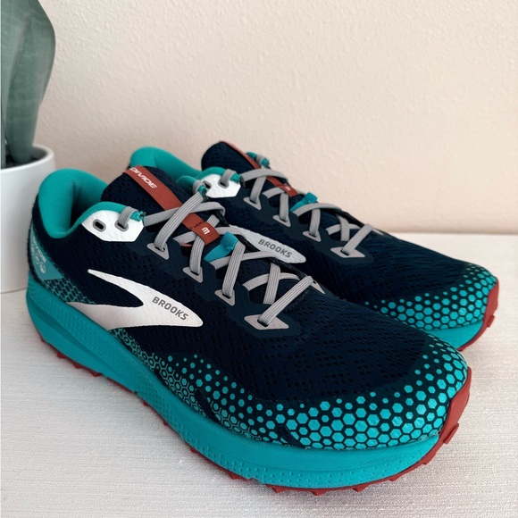 Brooks Other - Brooks Trail Turquoise/Black Divide 3 Athletic Sneakers